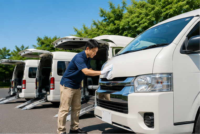 清潔な車両管理